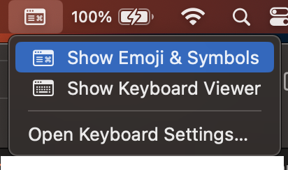 Text Input icon on macOS Ventura